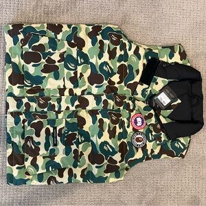BAPE X Canada Goose Vest Large